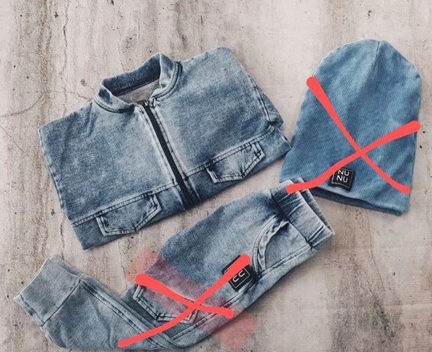 Bluza Bomberka katana jeansowa chłopięca Nunu