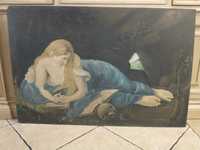 Stary obraz Maria Magdalena 120x80