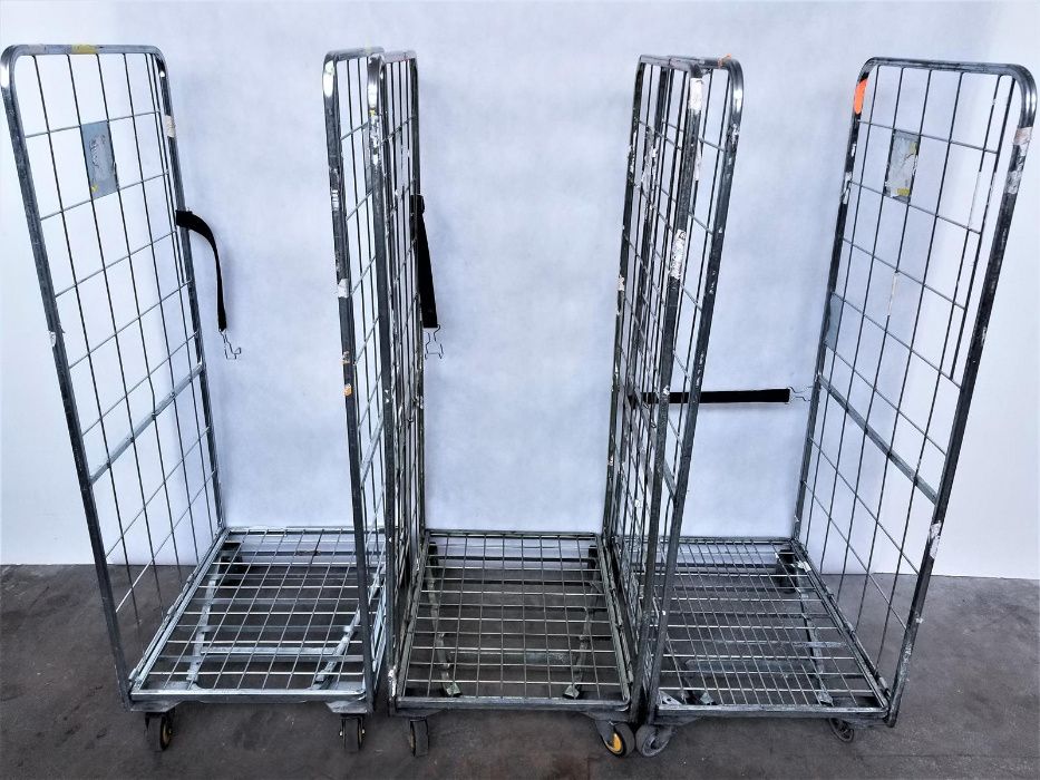 Wózek Kosz Box Transportowy Rollkontener Magazynowy Siatkowy Kurierski