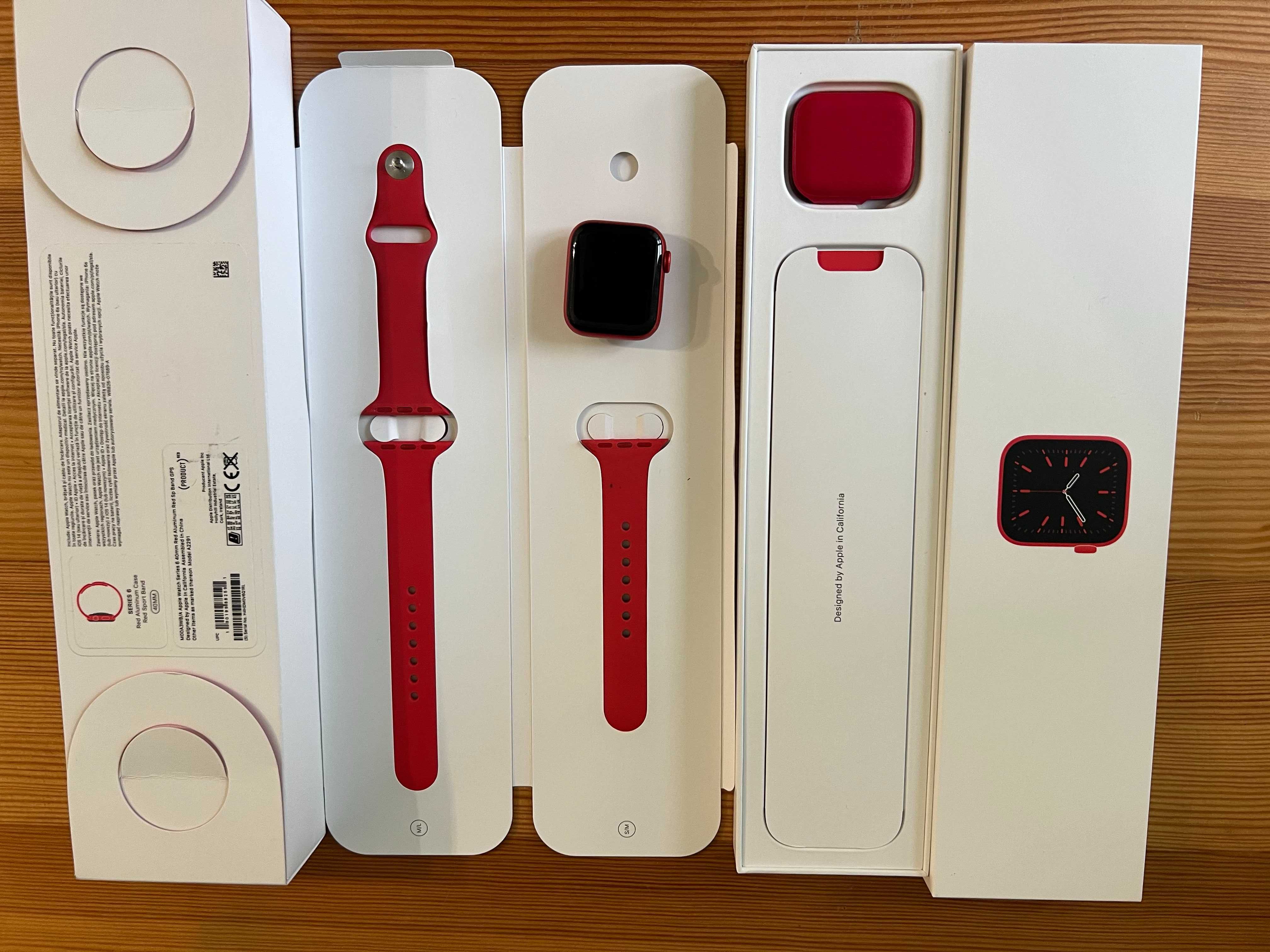 Apple Watch 6 Red Aluminium 40mm