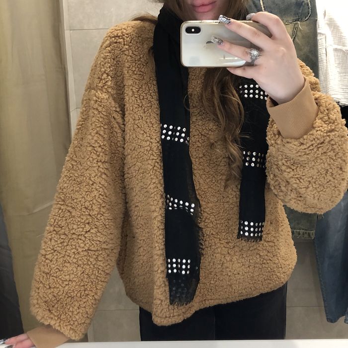 Плюшевый мягкий свитер h&m