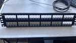 Патч-панель Panduit змодулями Minicom RJ45 UTP cat.5e Panduit CJ588AWY