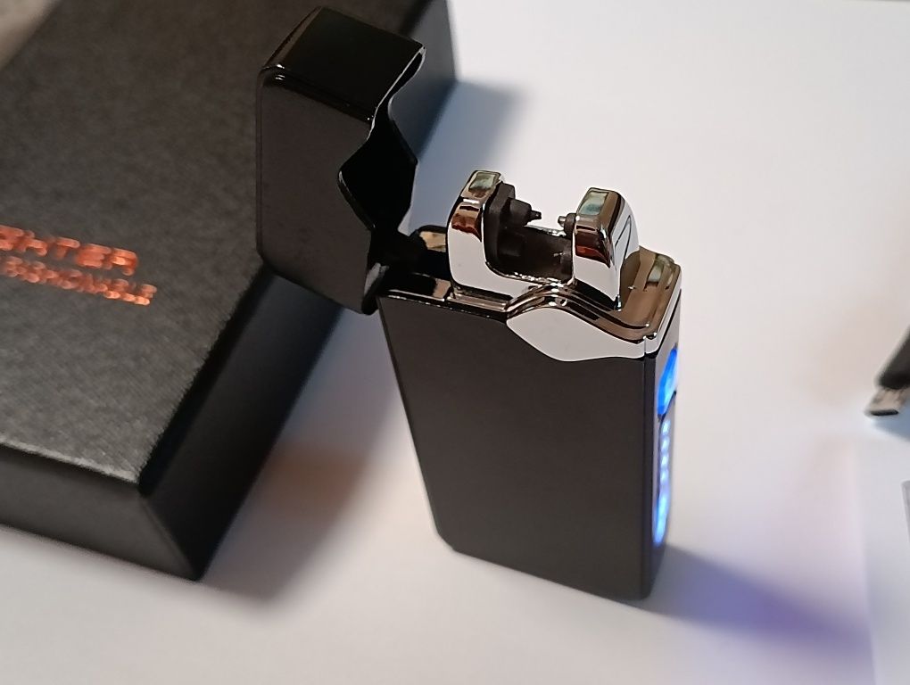 Електроімпульсна USB запальничка Lighter HT 315 зажигалка импульсная