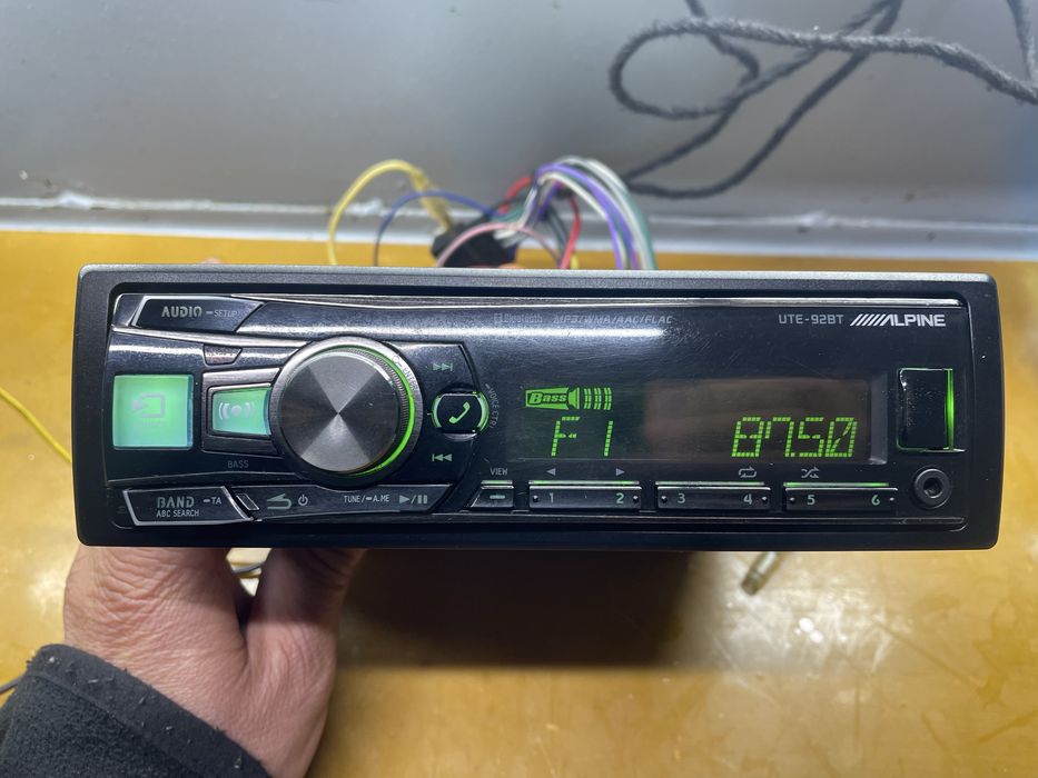 Аlpine ute 92 bt процессорнная автомагнитола