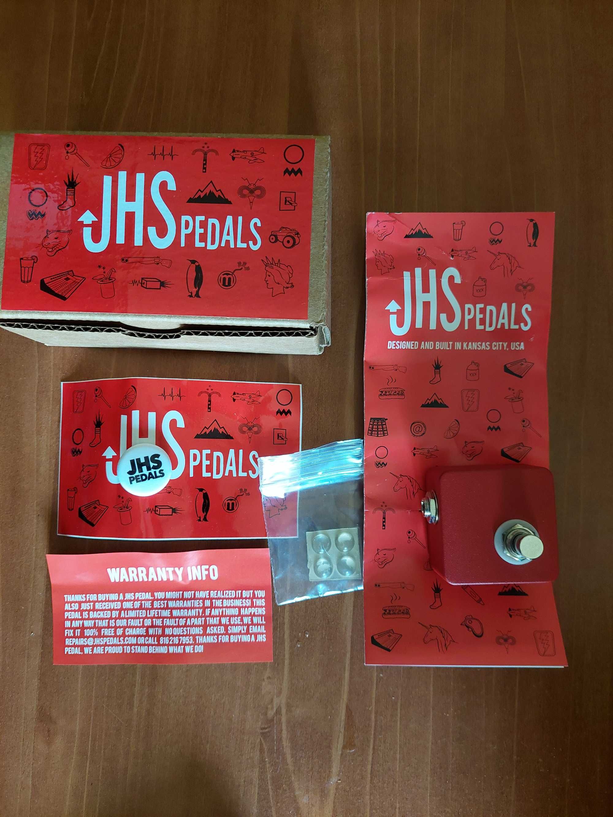 JHS Pedals Morning Glory V4 + Red Remote