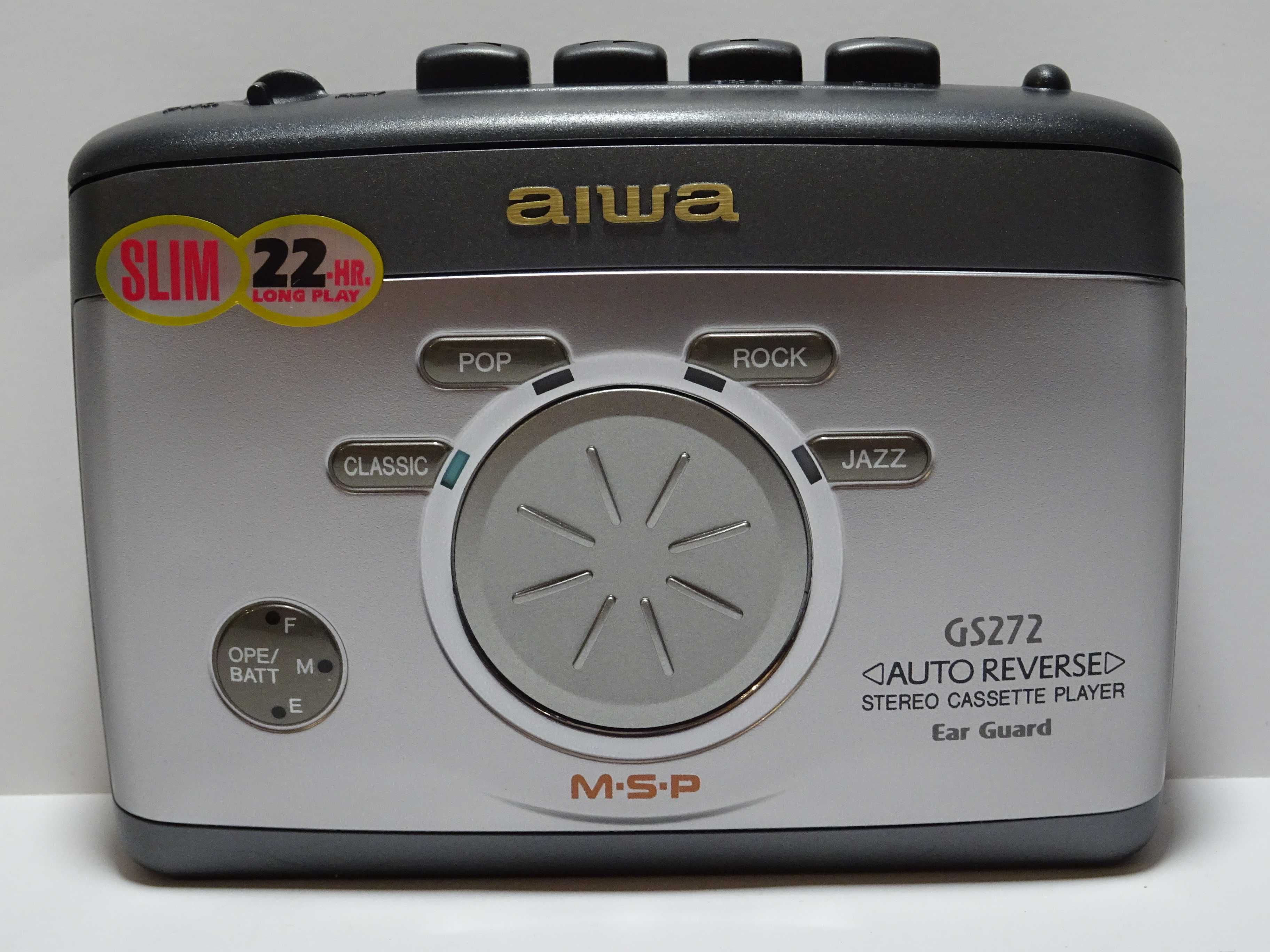 NOWY Walkman AIWA HS-GS272 (BK) Odtwarzacz Kasetowy MSP/ AR - 1998r.