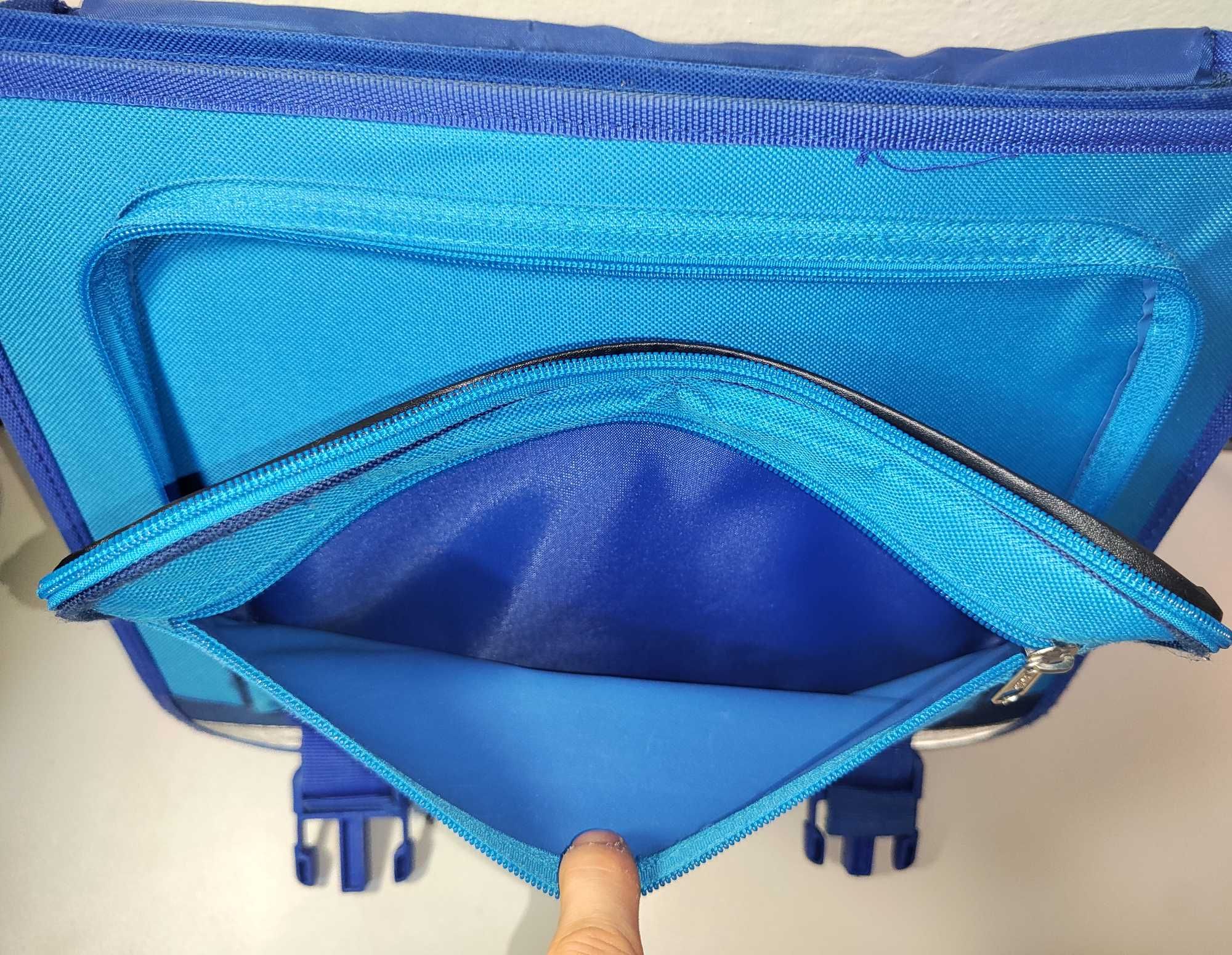 Plecak Szkolny dla Dziecka z samochodem/ dziecięcy (Niebieski) - Patio