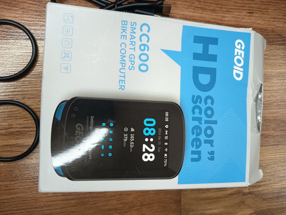 Licznik rowerowy GPS GEOID CC600 kolorowy ekran HD