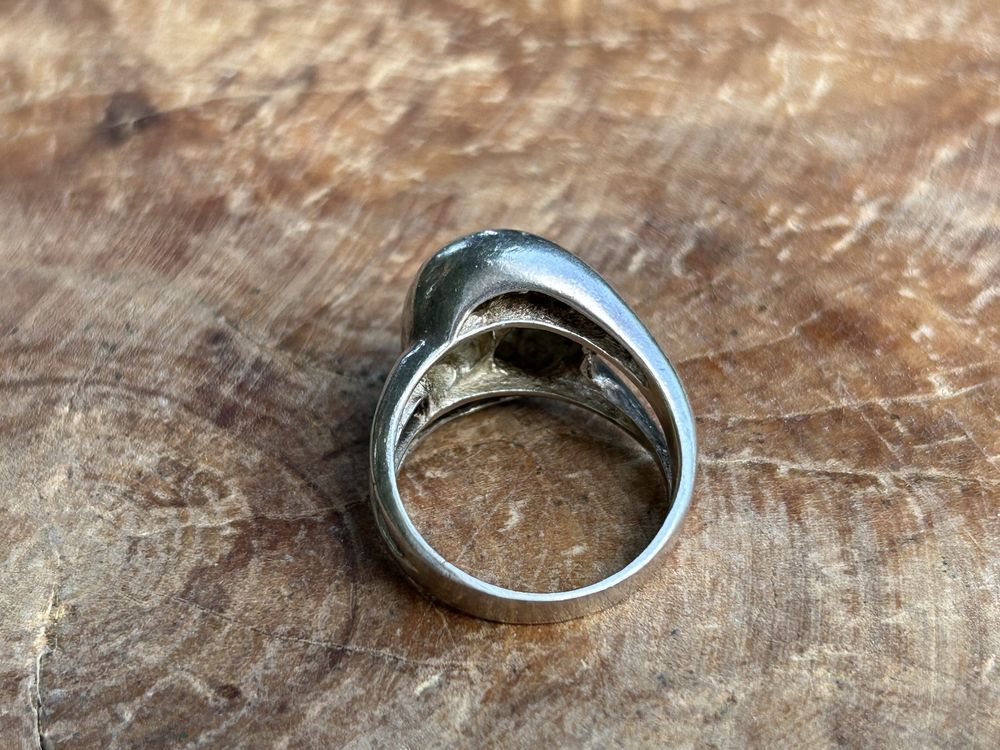 Piękny stary pierścionek srebro 7.2g