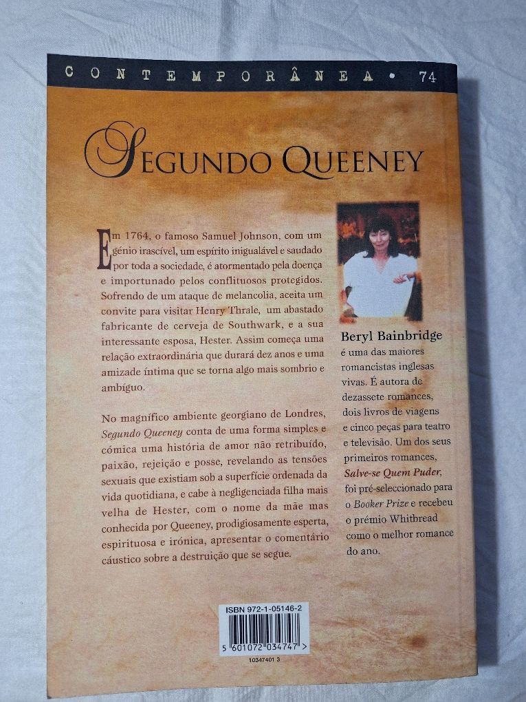 Livro: Segundo Queeney de Beryl Bainbridge