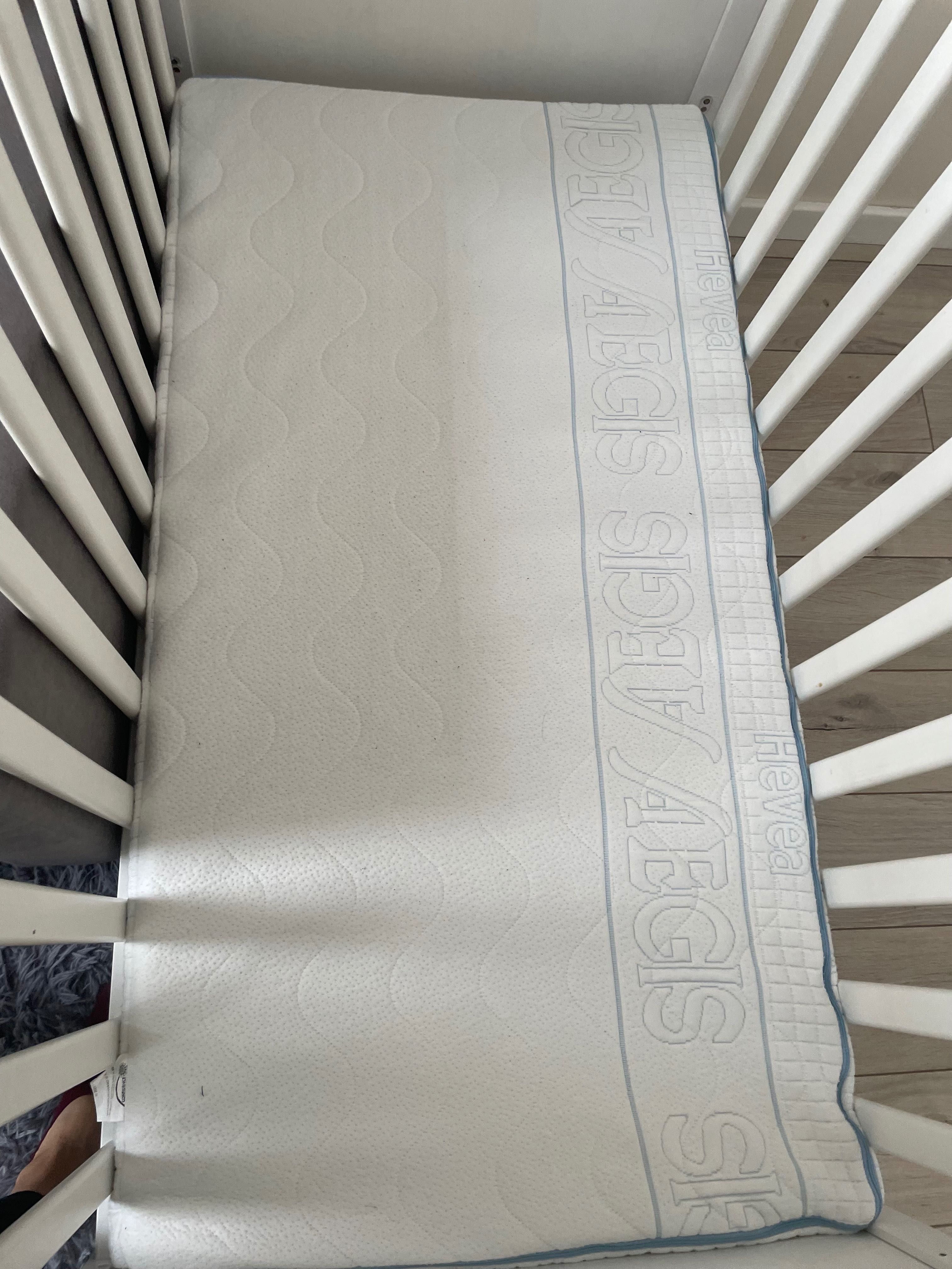 Łóżeczko dziecięce Ikea Gulliver + materac Hevea