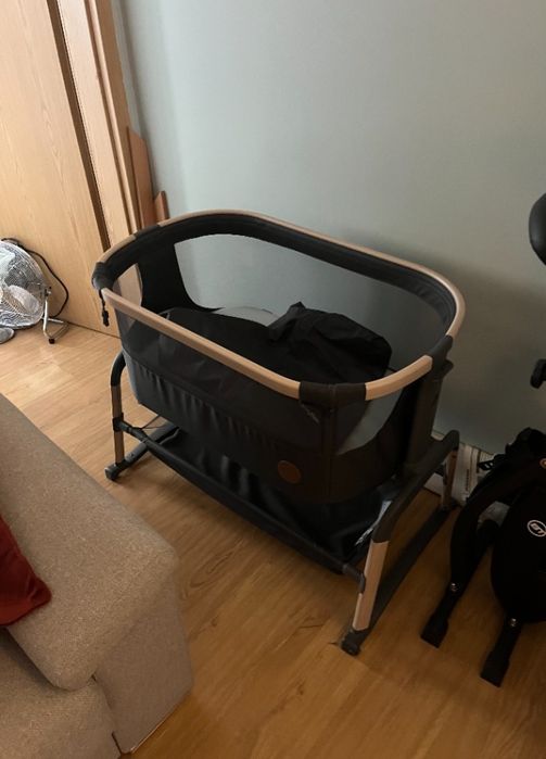 Berço maxi cosi lora Air cinzento