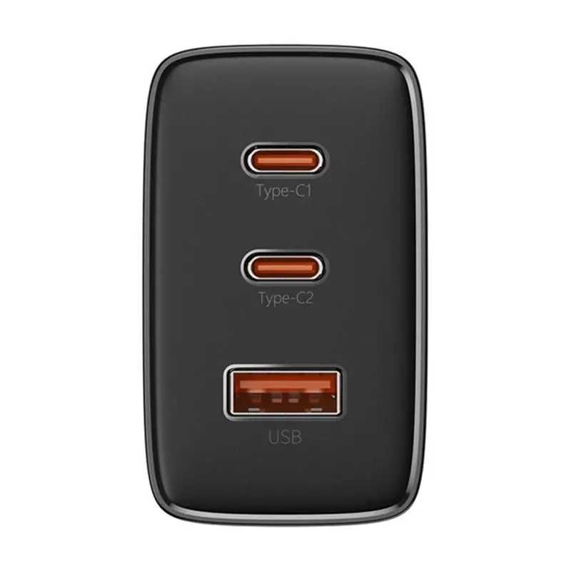 Ładowarka sieciowa Baseus OS-Cube Pro 2xUSB-C + USB 65W Czarny