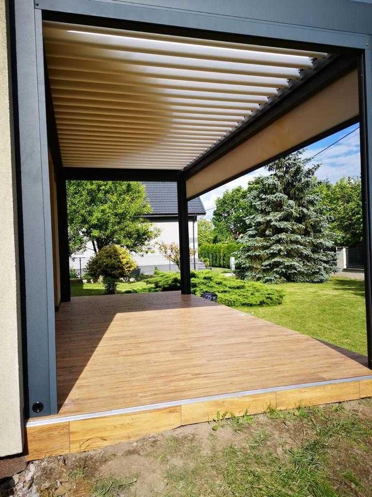 Pergola tarasowa aluminiowa Firmy AM Pergola System - Producent Śląsk