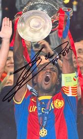 Eric Abidal - oryginalny autograf