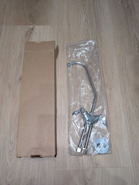 Новий кран на фільтр осмос подвійний Польща (латунний)