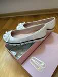 балетки білі - PrettyBallerinas.com