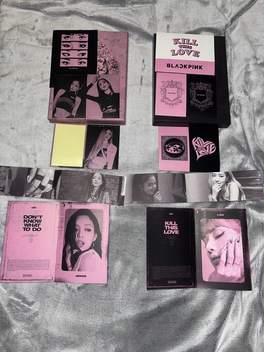 KPOP альбомы Blackpink - kill this love black and pink versions.