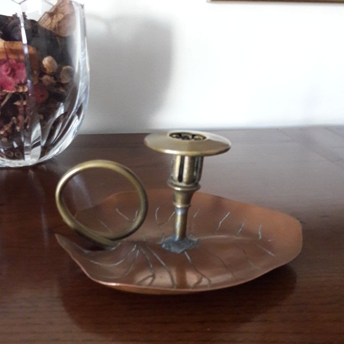 Palmatória em cobre, antiga