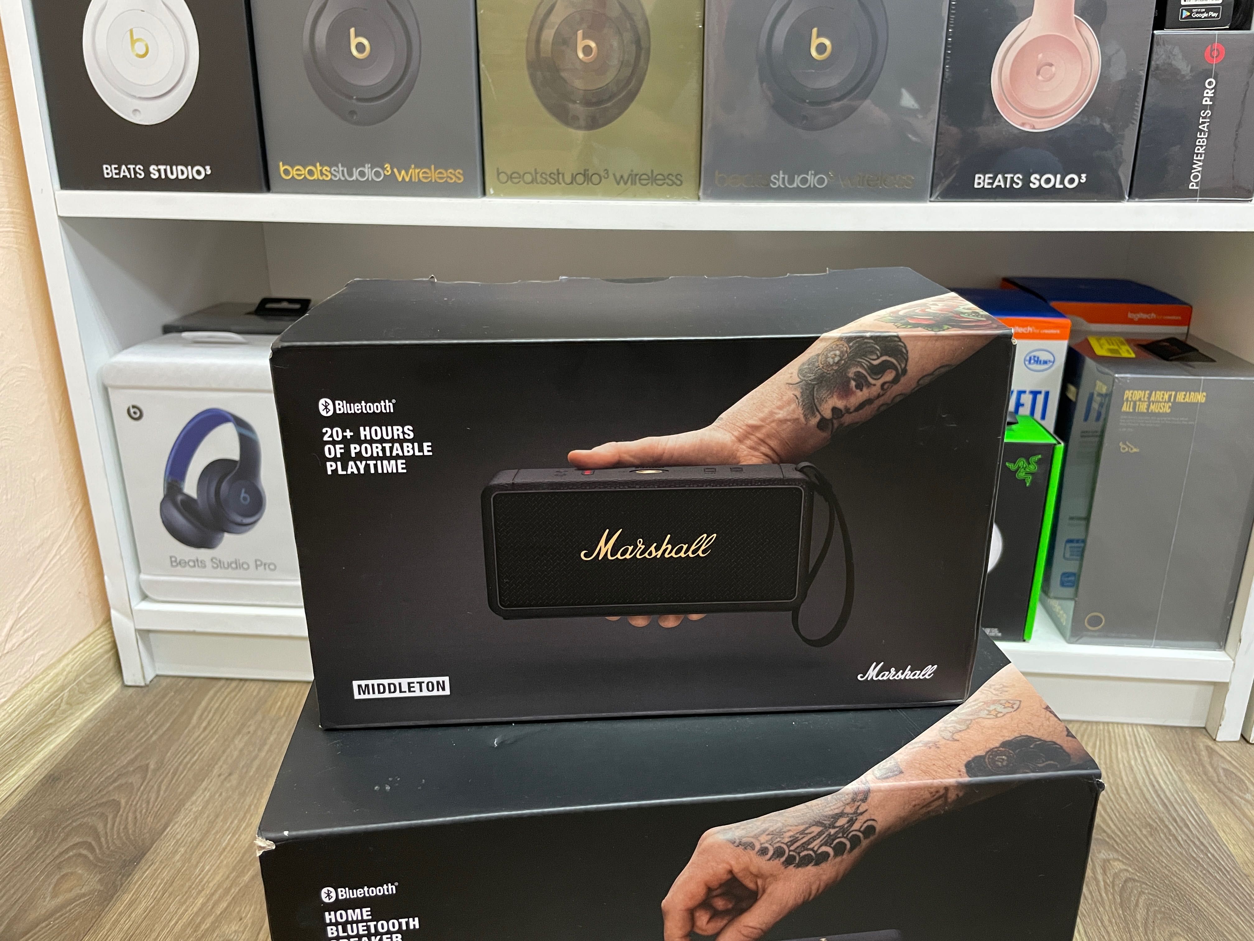 Bluetooth колонка Marshall Middleton Black 20 годин Магазин