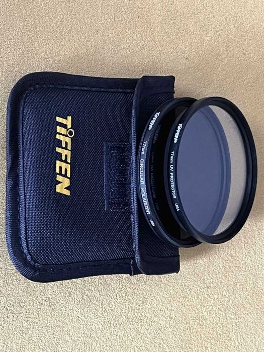 Лот фільтри TIFFEN 77mm circular polarizer +TIFFEN 77mm UV Protector