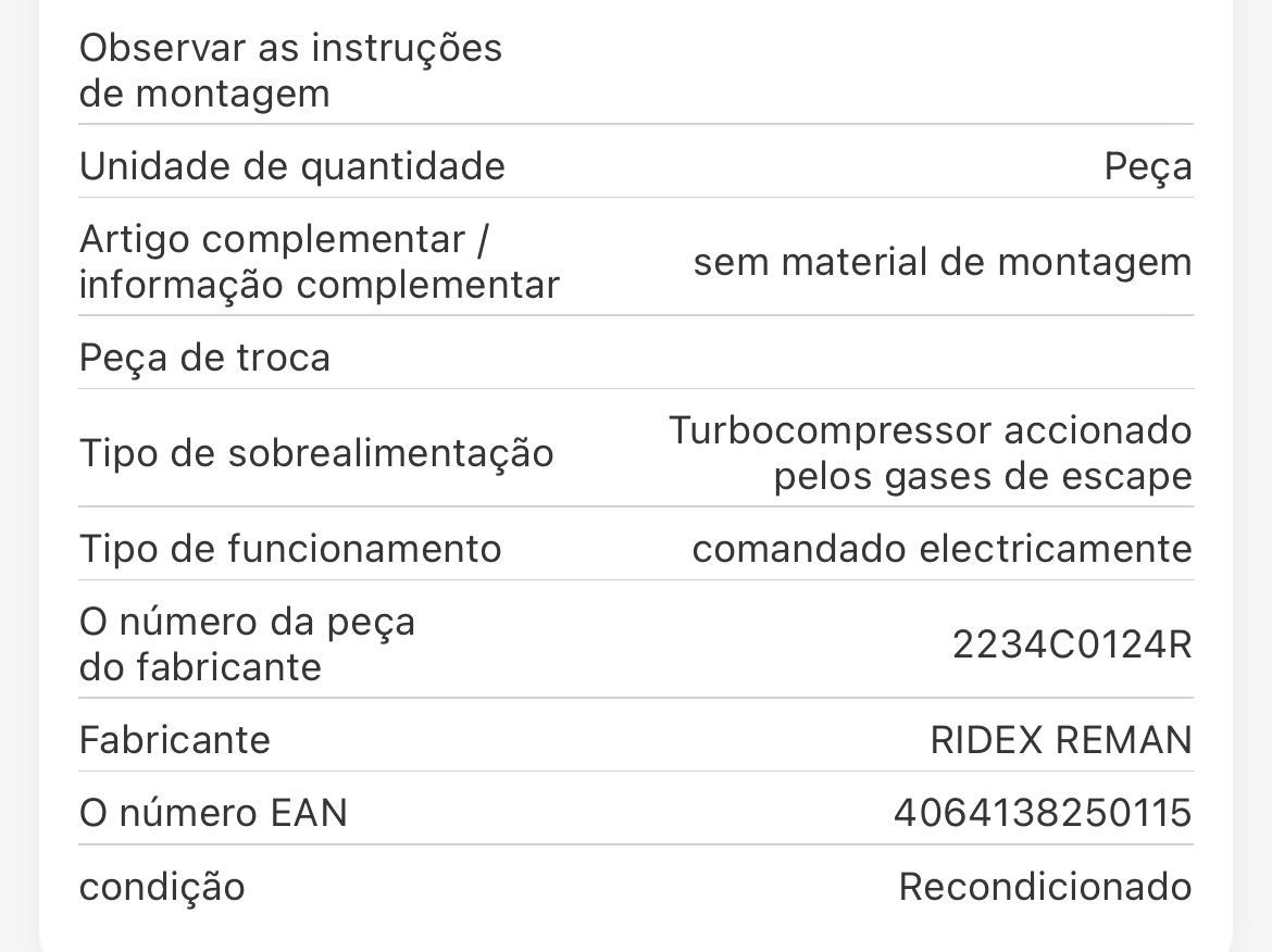 Turbo BMW série 1