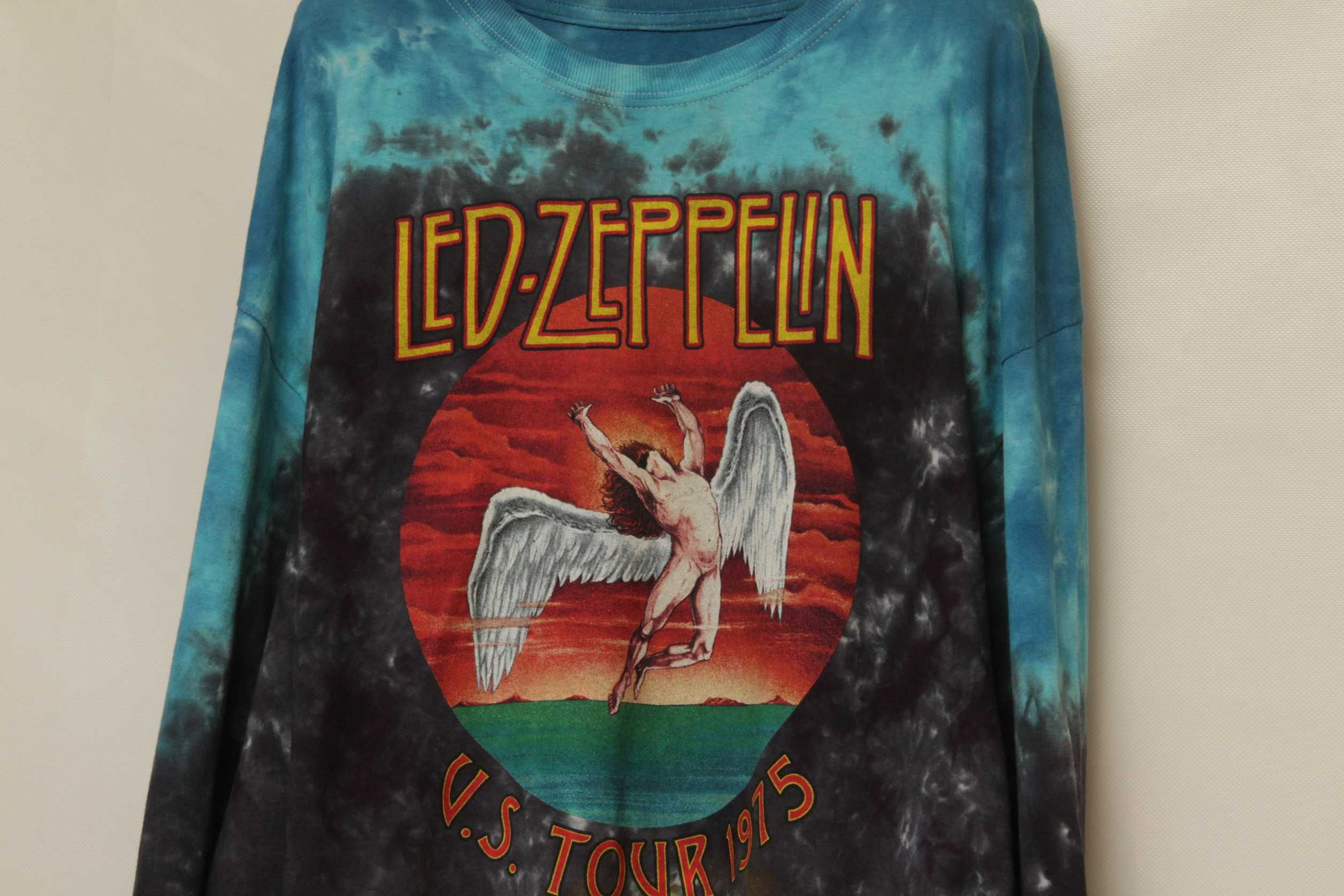 Led Zeppelin XL oficial merch кофта tie dye tour 1975