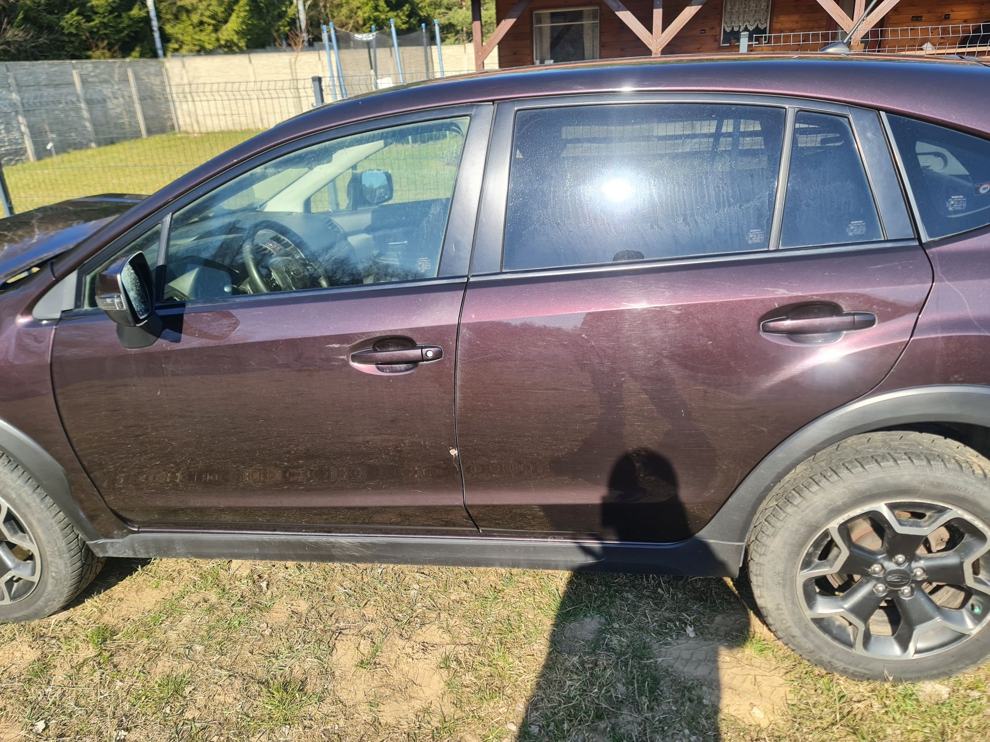 G3U subaru XV 2012 rok drzwi klapa lusterko.  W kolor .