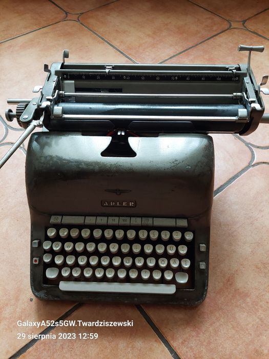 Maszyna do pisania.