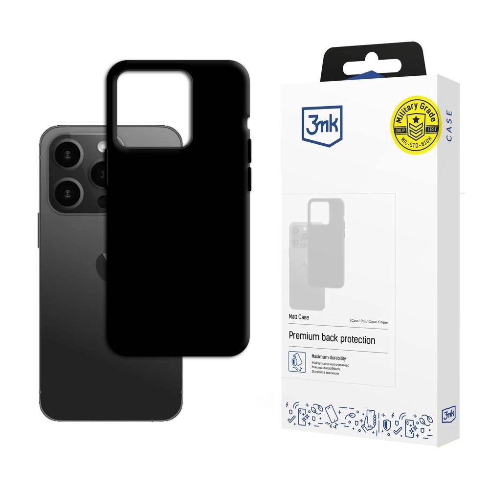 Etui 3Mk Matt Case Na Iphone 15 Pro Max - Czarne