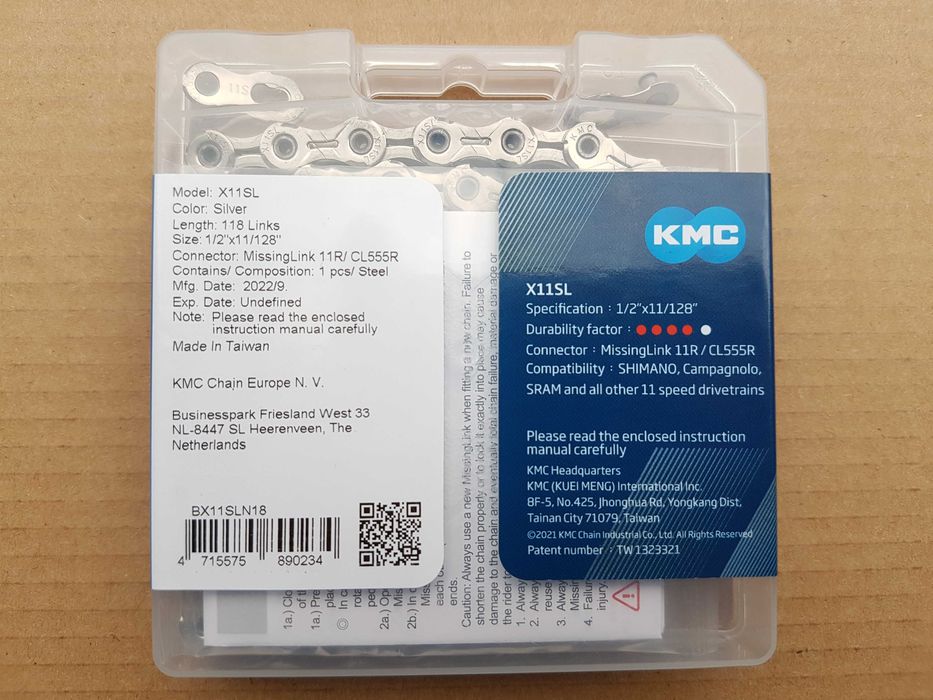 Łańcuch KMC X11SL 11-rzędowy Nowy