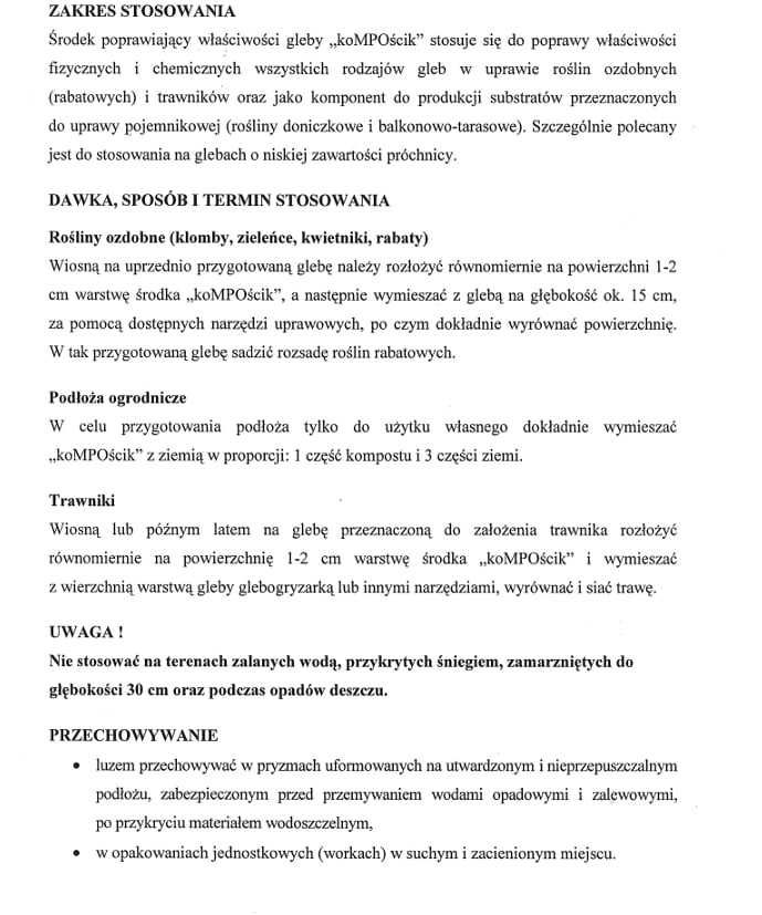 kompost obornik podłoże popieczarkowe  dostawy