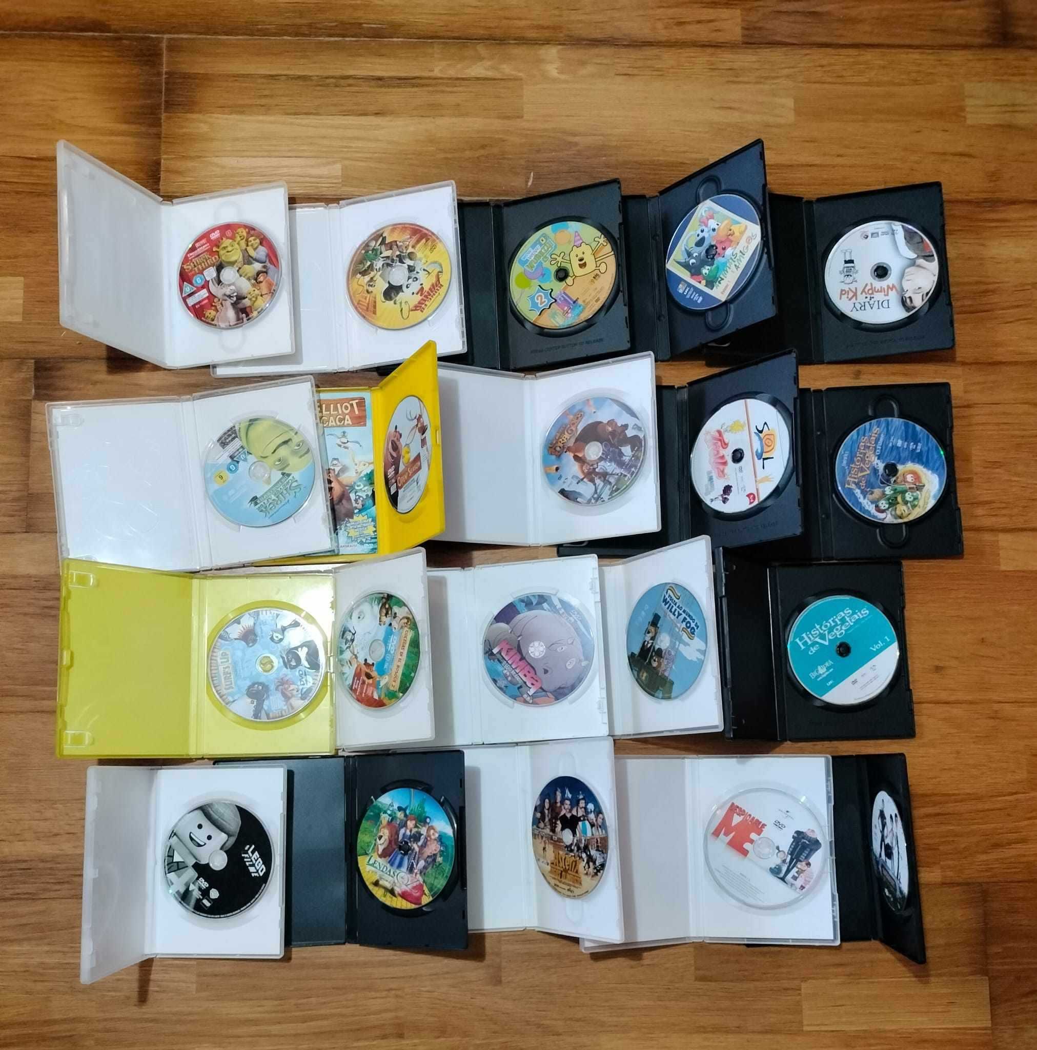 DVDs variados infanto-juvenis 1€