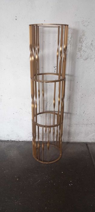 mesa banco suporte cilindro expositor  ferro