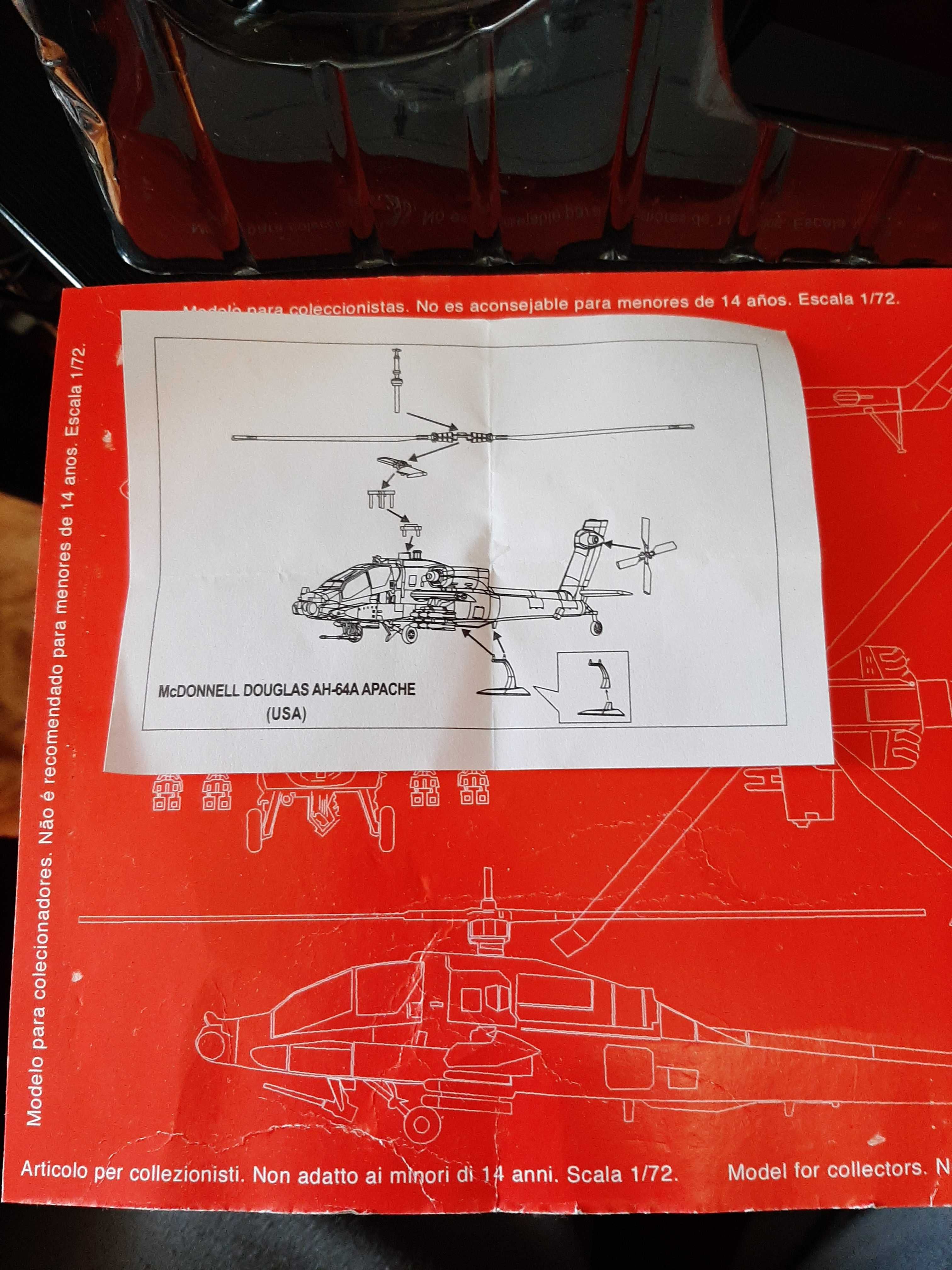 Mcdonnell Douglas AH-64 " Apache" Attack Helicopter – USA – 1/72