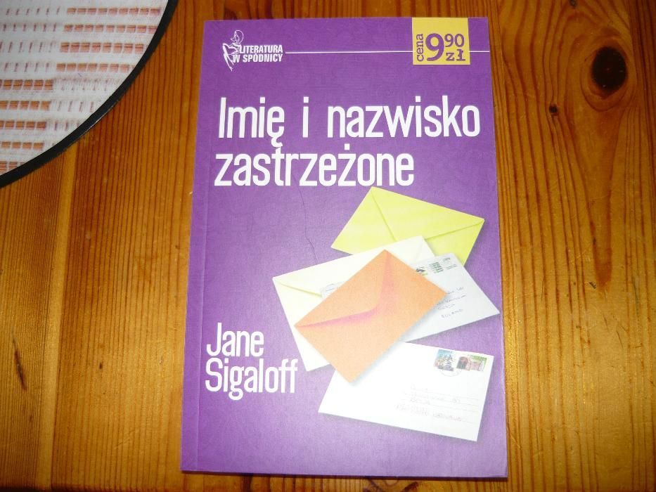 Imię i nazwisko zastrzeżone Jane Sigaloff