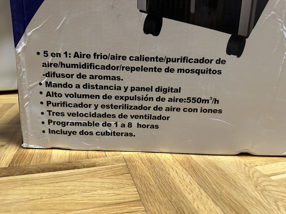 5 em 1 ventilador frio quente humidificador repelente insetos aromas