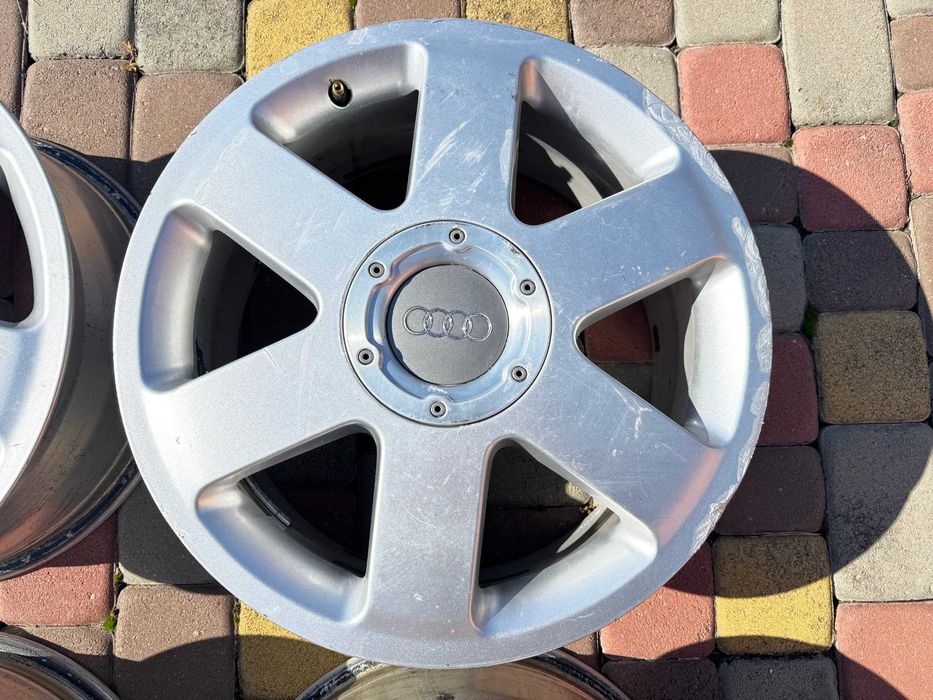 Тітанові діски Ronal 5*100 R17 VW Golf 4-Skoda rapid-faBia-Audi 3