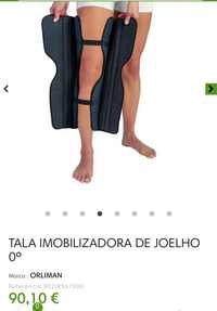 TALA IMOBILIZADORA DE JOELHO 0º