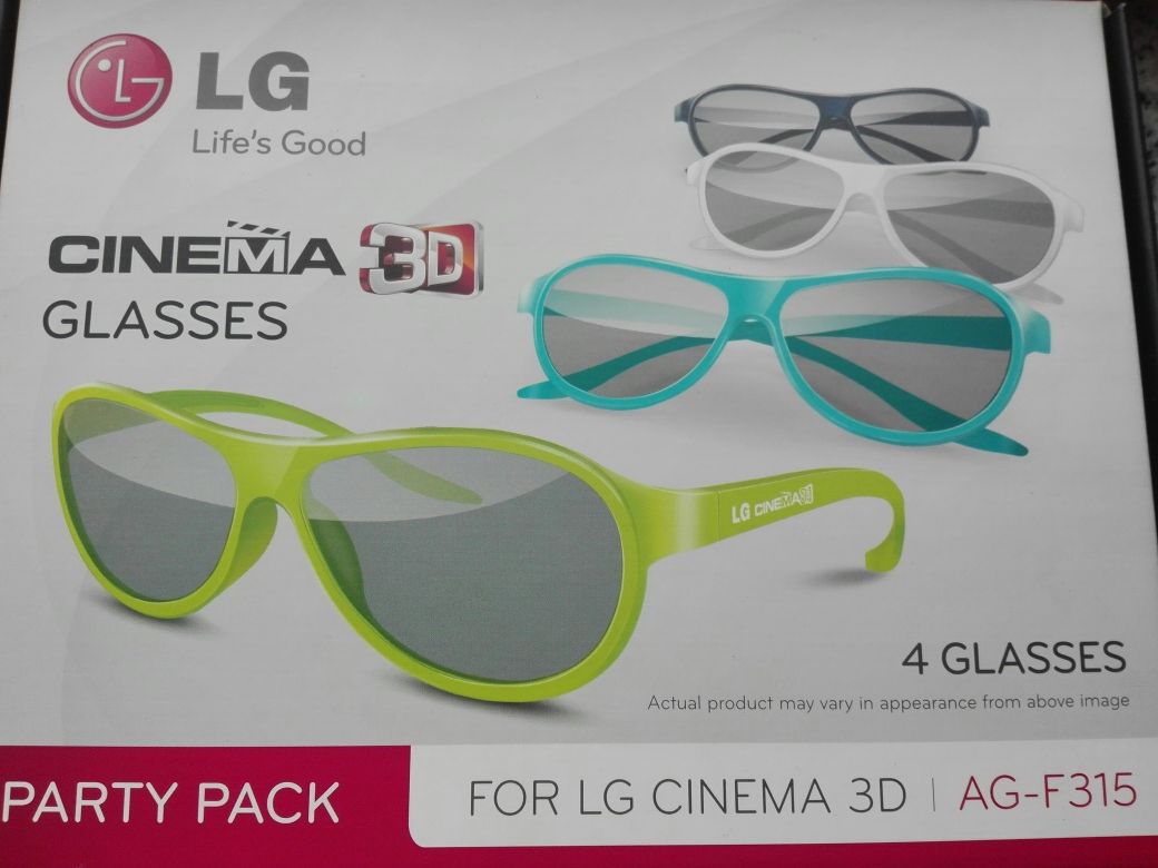 Óculos cinema 3D LG novo