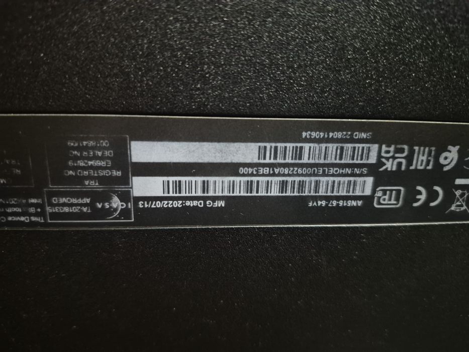 ноутбук Acer nitro 5