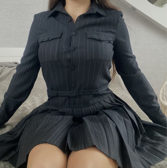 Сукня-сорочка Zara плісе