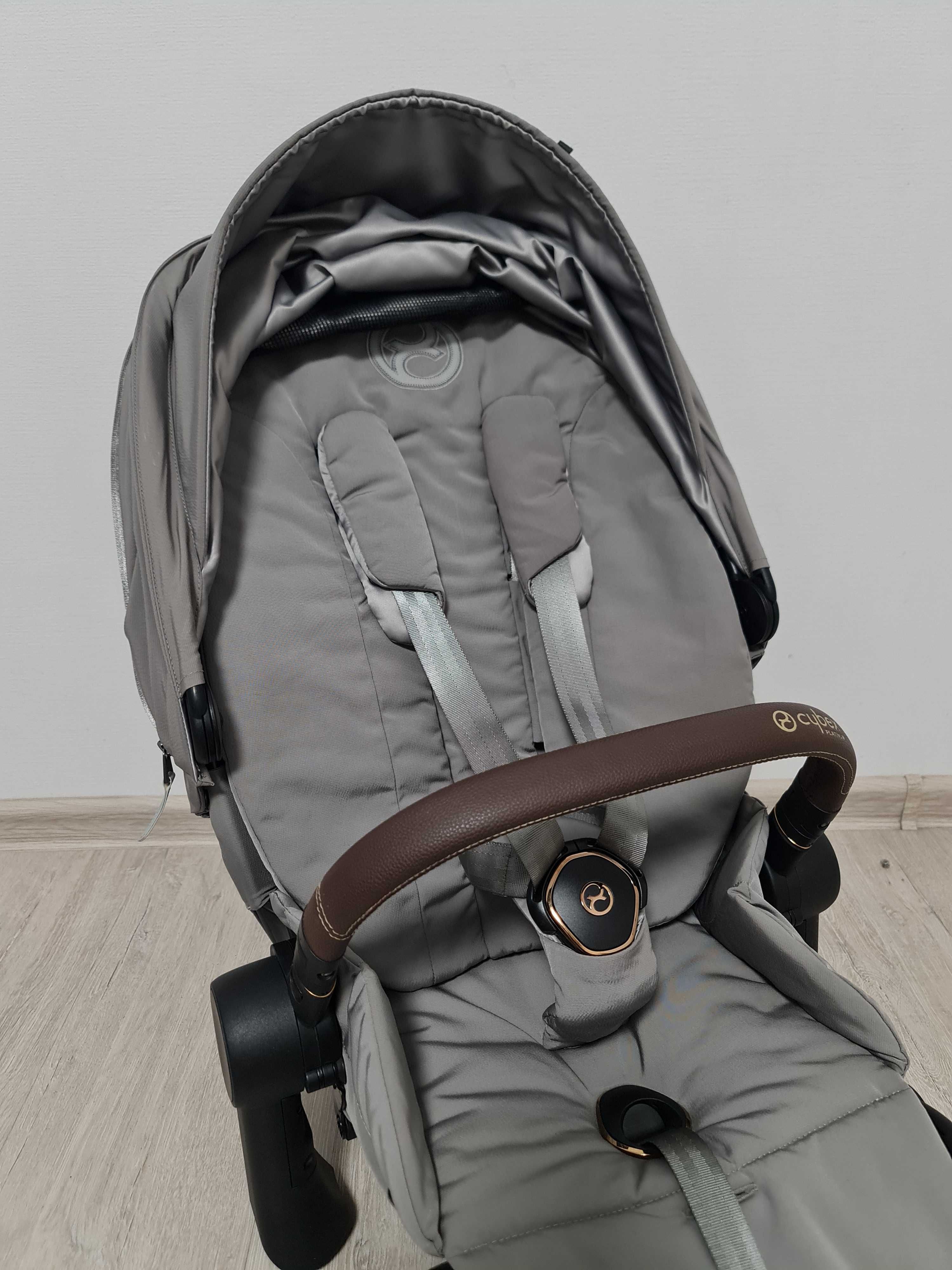 Cybex Priam 4.0 Soho Grey прогулянковий блок Сайбекс