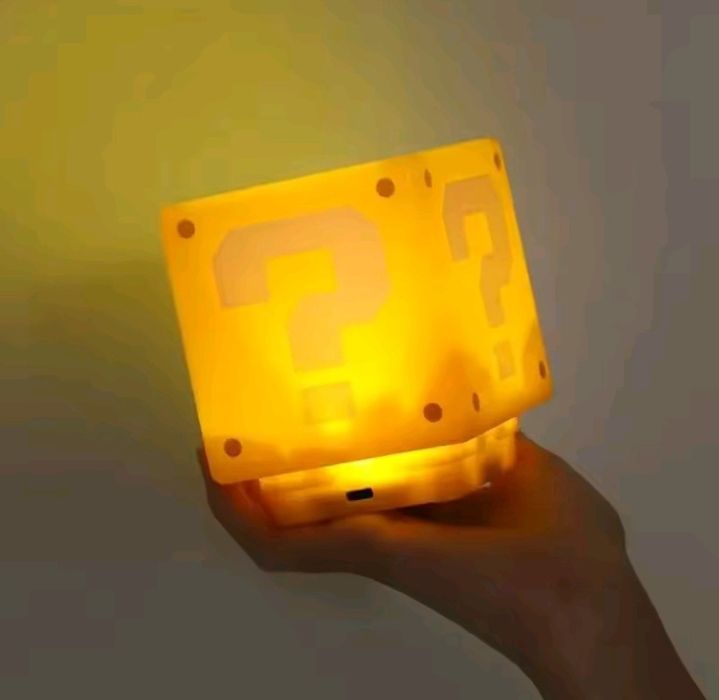 Іграшковий ліхтарик нічник в дитячу кімнату Minecraft Super Mario