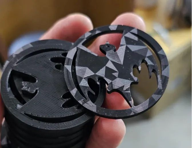 Medalha/Token Morcego para Halloween