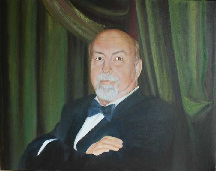 Natal já está logo! Retrato por foto, Pinturas óleo sobre tela.