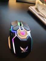 ZERODATE T30 --- Rato Rgb a Bateria