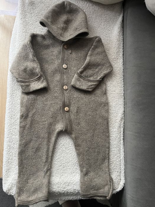 Kombinezon engel 62/68 welna merino walnuss