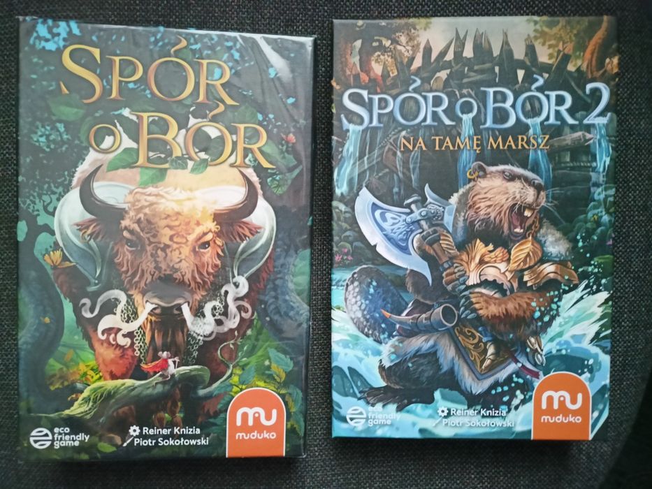Spór o bór i spór o bór 2 nowe gra planszowa knizia