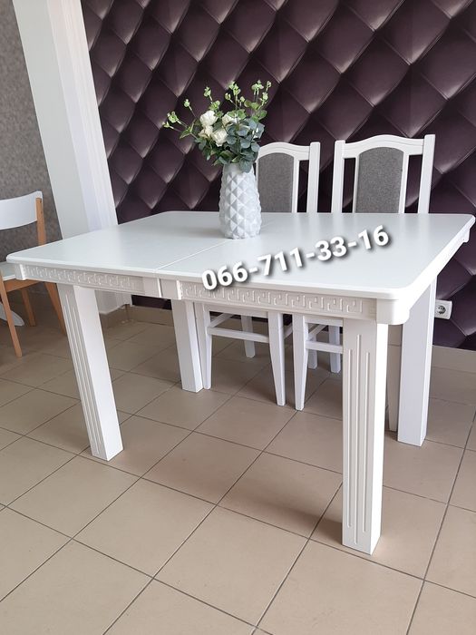 Стіл ЄВРОПА. Деревянный стол ЕВРОПА. Прямоугольный кухонный стол на че